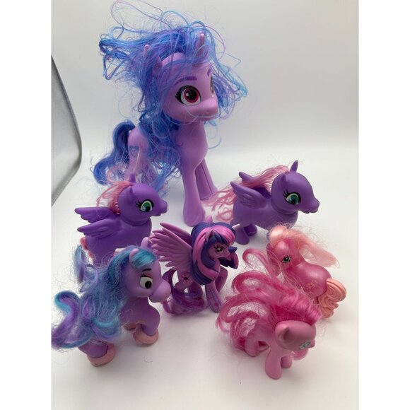 My Little Pony Figurine Lot - 7 Pieces - Various Colors & Characters - Picture 1 of 8